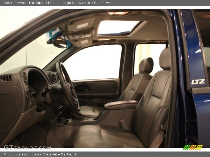 Indigo Blue Metallic / Dark Pewter 2003 Chevrolet TrailBlazer LTZ 4x4