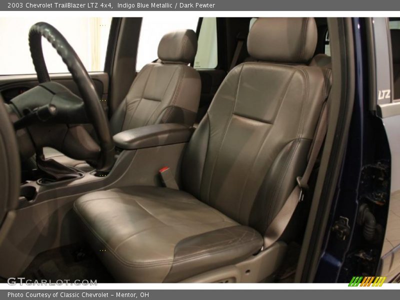 Indigo Blue Metallic / Dark Pewter 2003 Chevrolet TrailBlazer LTZ 4x4
