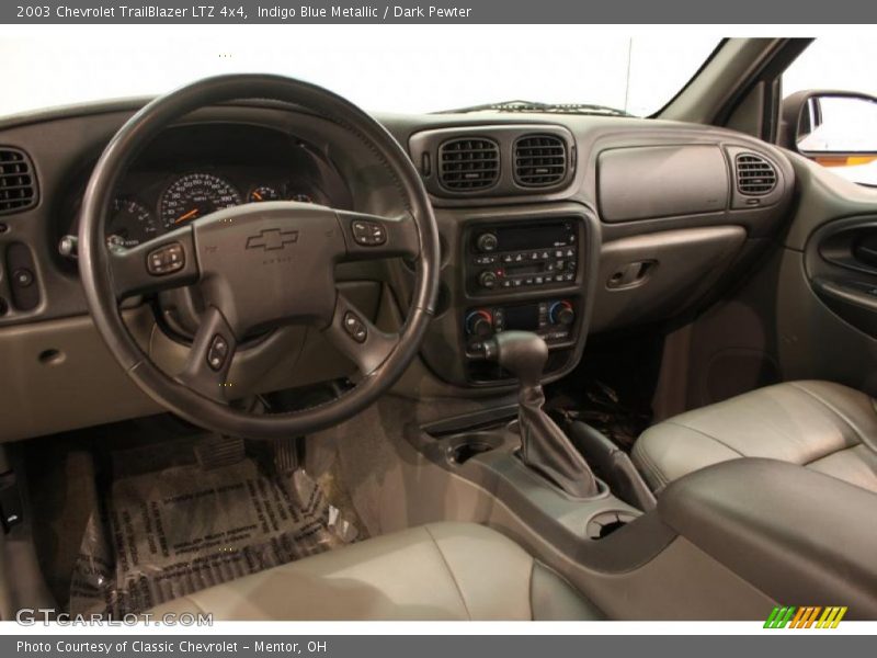 Indigo Blue Metallic / Dark Pewter 2003 Chevrolet TrailBlazer LTZ 4x4