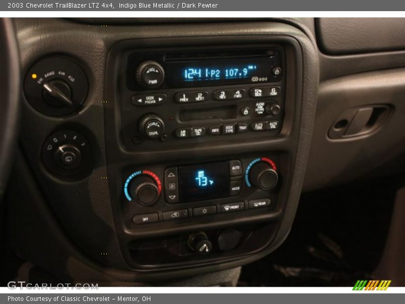 Indigo Blue Metallic / Dark Pewter 2003 Chevrolet TrailBlazer LTZ 4x4