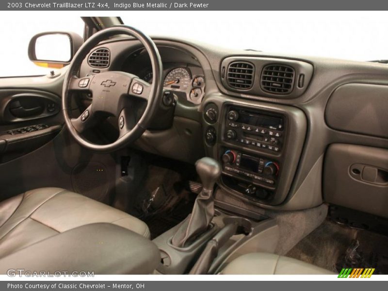 Indigo Blue Metallic / Dark Pewter 2003 Chevrolet TrailBlazer LTZ 4x4