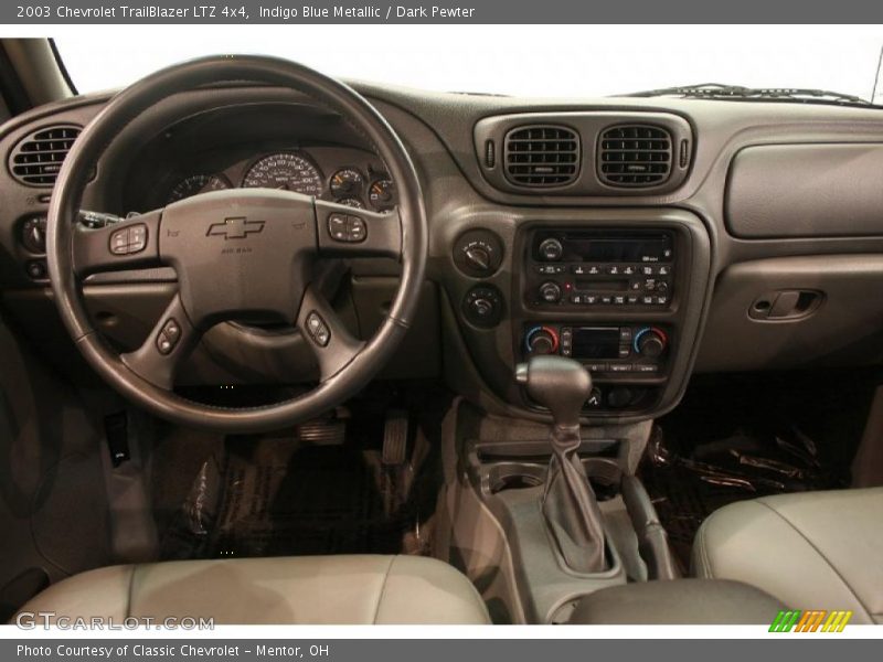 Indigo Blue Metallic / Dark Pewter 2003 Chevrolet TrailBlazer LTZ 4x4