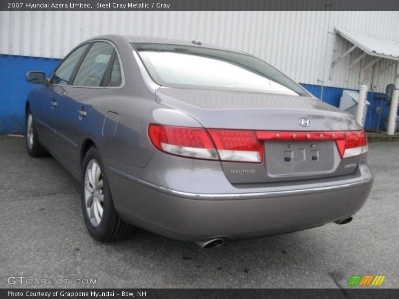 Steel Gray Metallic / Gray 2007 Hyundai Azera Limited