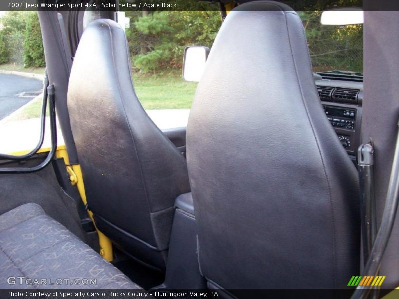 Solar Yellow / Agate Black 2002 Jeep Wrangler Sport 4x4
