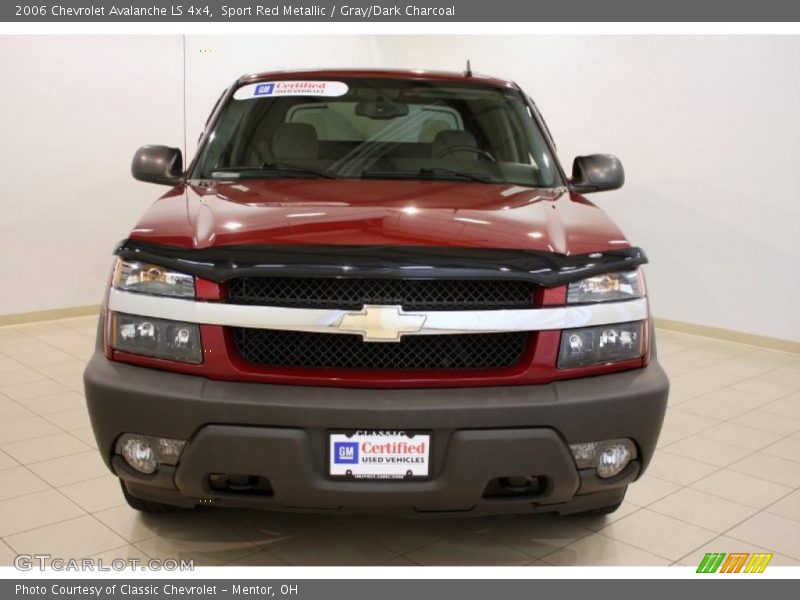 Sport Red Metallic / Gray/Dark Charcoal 2006 Chevrolet Avalanche LS 4x4