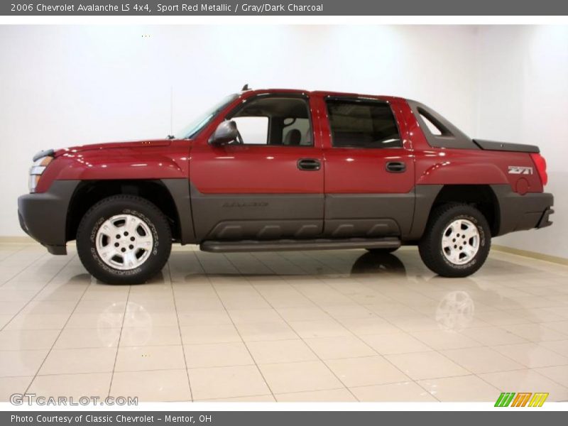 Sport Red Metallic / Gray/Dark Charcoal 2006 Chevrolet Avalanche LS 4x4