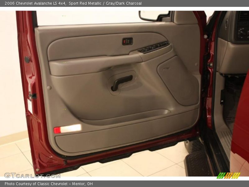 Sport Red Metallic / Gray/Dark Charcoal 2006 Chevrolet Avalanche LS 4x4