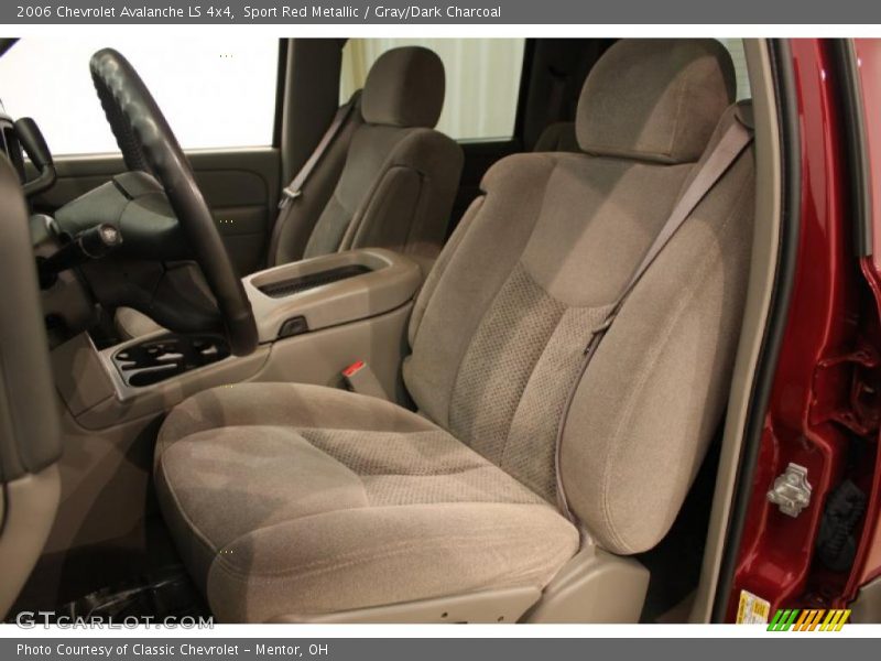 Sport Red Metallic / Gray/Dark Charcoal 2006 Chevrolet Avalanche LS 4x4