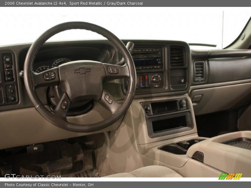 Sport Red Metallic / Gray/Dark Charcoal 2006 Chevrolet Avalanche LS 4x4