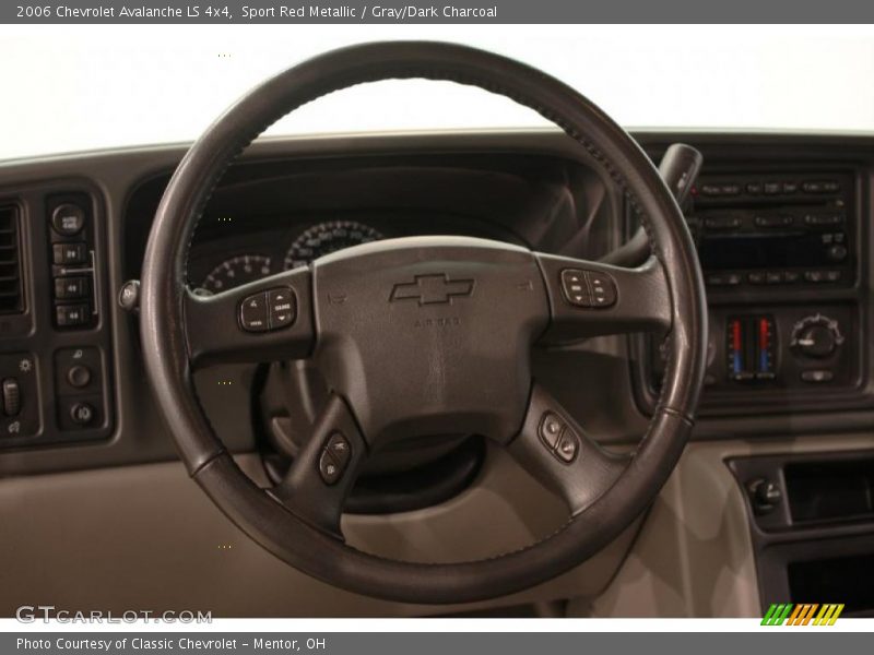 Sport Red Metallic / Gray/Dark Charcoal 2006 Chevrolet Avalanche LS 4x4