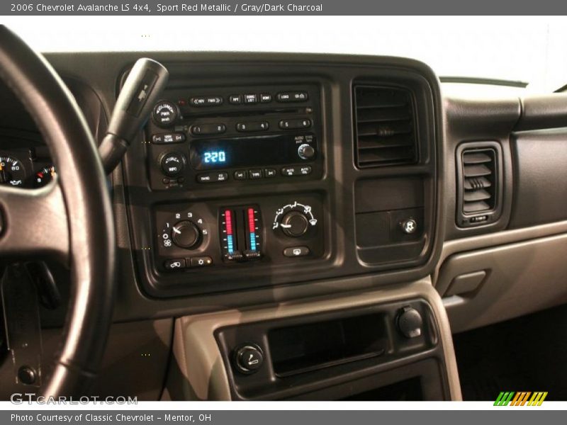 Sport Red Metallic / Gray/Dark Charcoal 2006 Chevrolet Avalanche LS 4x4
