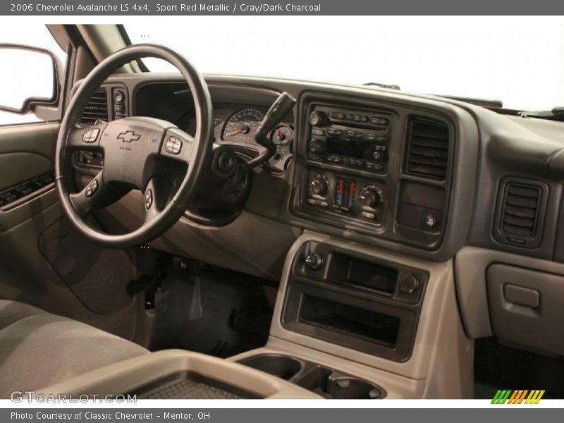 Sport Red Metallic / Gray/Dark Charcoal 2006 Chevrolet Avalanche LS 4x4