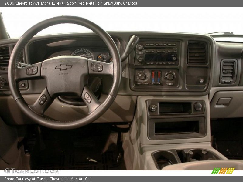 Sport Red Metallic / Gray/Dark Charcoal 2006 Chevrolet Avalanche LS 4x4