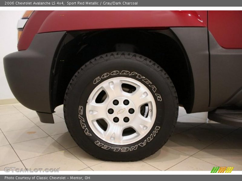 Sport Red Metallic / Gray/Dark Charcoal 2006 Chevrolet Avalanche LS 4x4