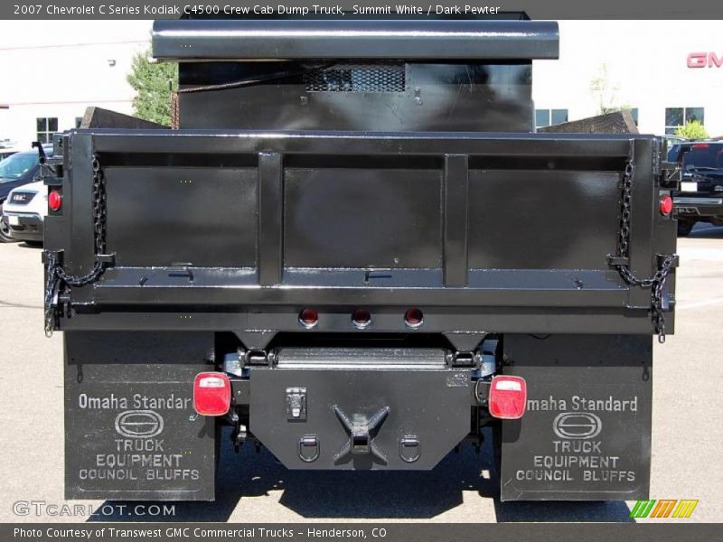 Summit White / Dark Pewter 2007 Chevrolet C Series Kodiak C4500 Crew Cab Dump Truck