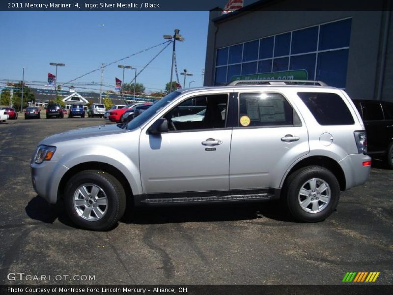 Ingot Silver Metallic / Black 2011 Mercury Mariner I4