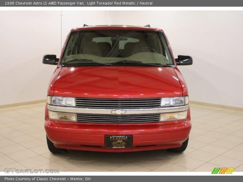 Light Toreador Red Metallic / Neutral 1998 Chevrolet Astro LS AWD Passenger Van
