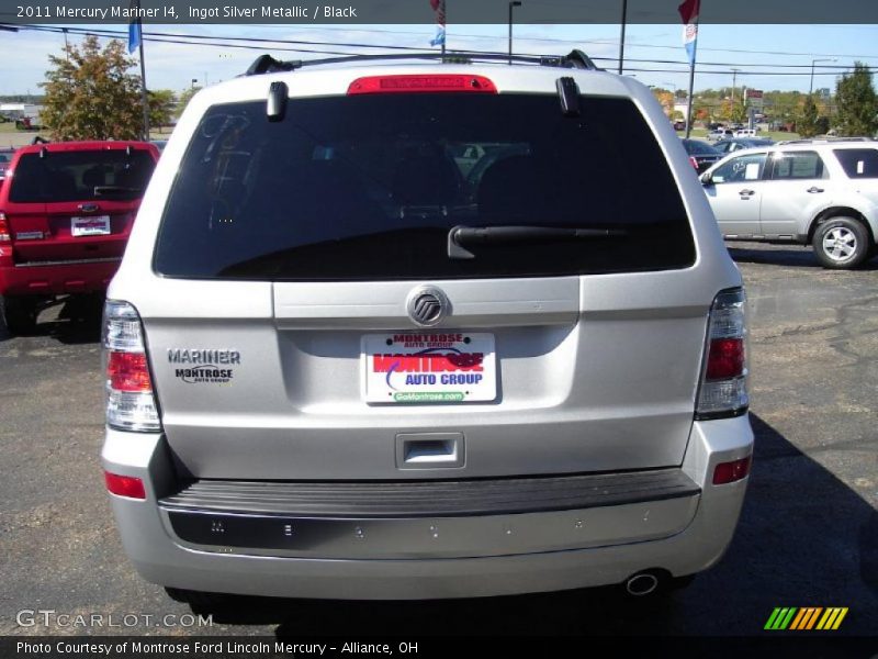 Ingot Silver Metallic / Black 2011 Mercury Mariner I4