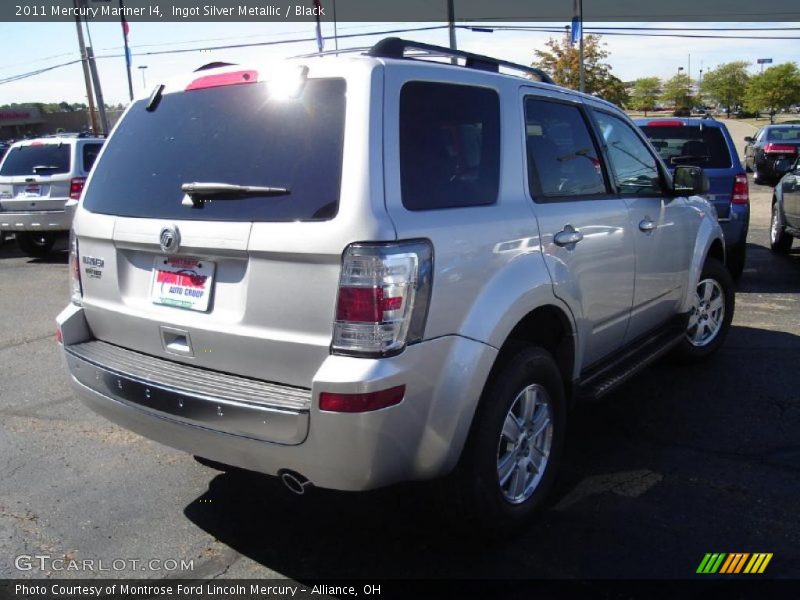 Ingot Silver Metallic / Black 2011 Mercury Mariner I4