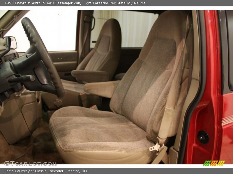 Light Toreador Red Metallic / Neutral 1998 Chevrolet Astro LS AWD Passenger Van