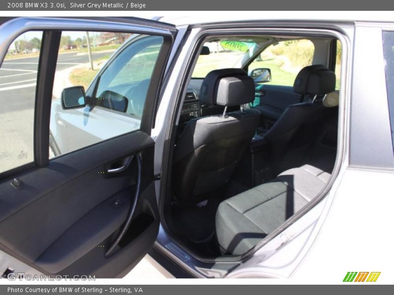 Silver Grey Metallic / Beige 2008 BMW X3 3.0si