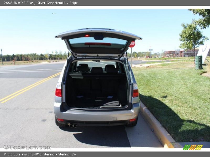 Silver Grey Metallic / Beige 2008 BMW X3 3.0si