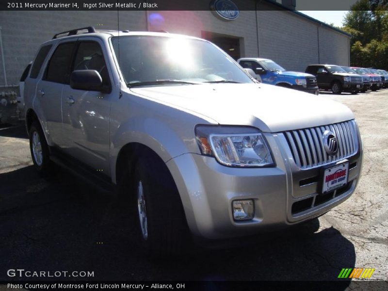 Ingot Silver Metallic / Black 2011 Mercury Mariner I4