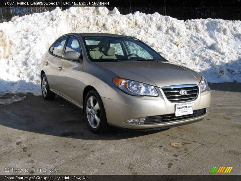Laguna Sand Beige / Beige 2007 Hyundai Elantra SE Sedan
