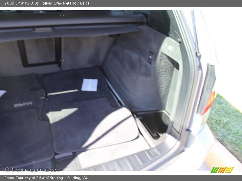 Silver Grey Metallic / Beige 2008 BMW X3 3.0si