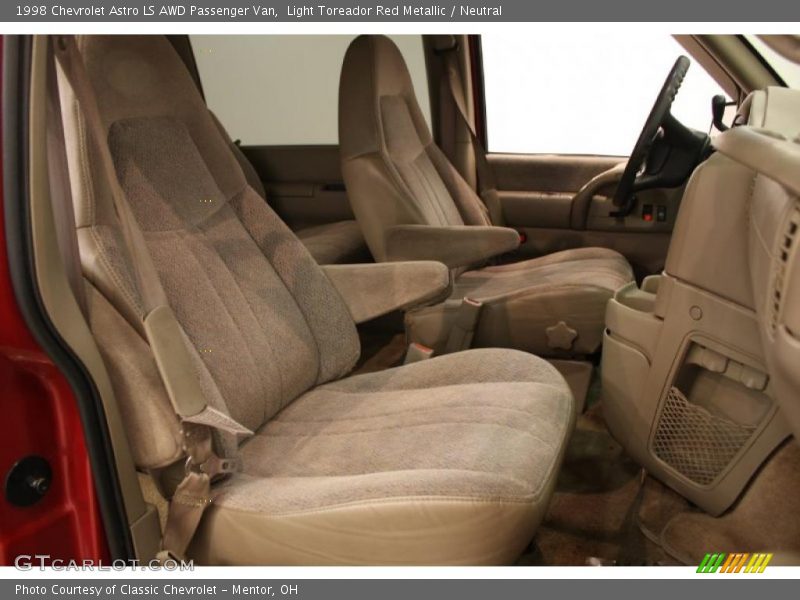 Light Toreador Red Metallic / Neutral 1998 Chevrolet Astro LS AWD Passenger Van