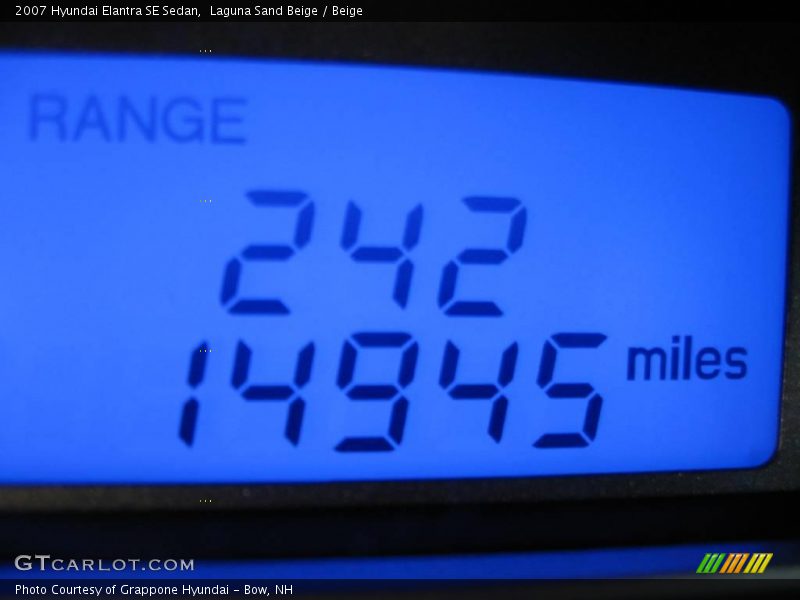 Laguna Sand Beige / Beige 2007 Hyundai Elantra SE Sedan