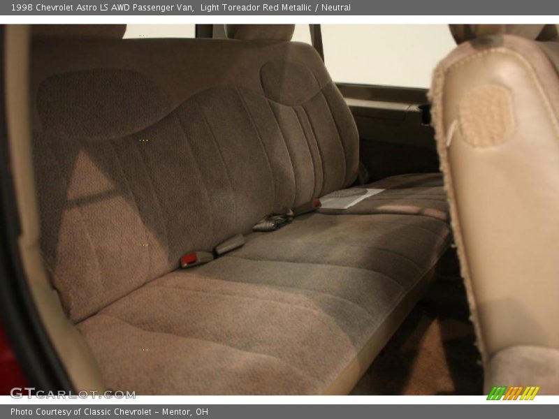 Light Toreador Red Metallic / Neutral 1998 Chevrolet Astro LS AWD Passenger Van
