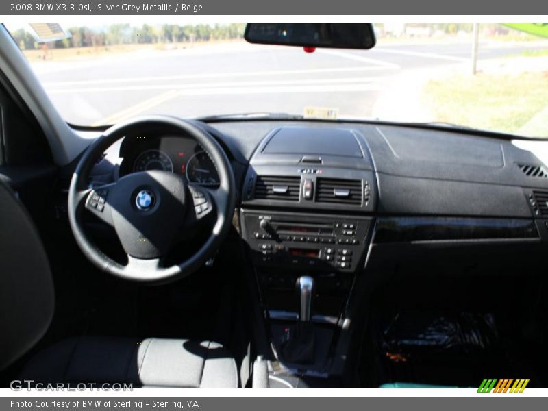 Silver Grey Metallic / Beige 2008 BMW X3 3.0si