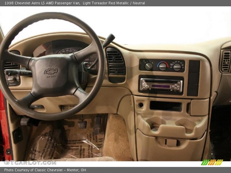 Light Toreador Red Metallic / Neutral 1998 Chevrolet Astro LS AWD Passenger Van