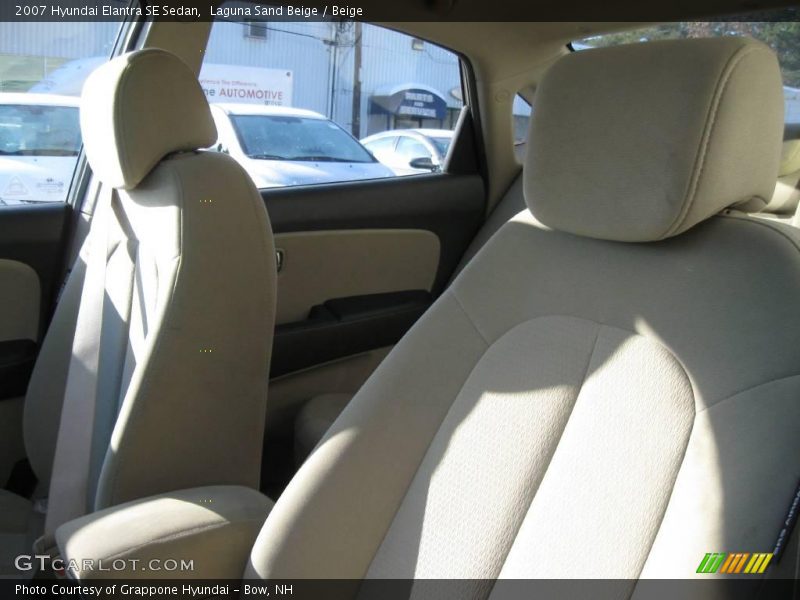 Laguna Sand Beige / Beige 2007 Hyundai Elantra SE Sedan