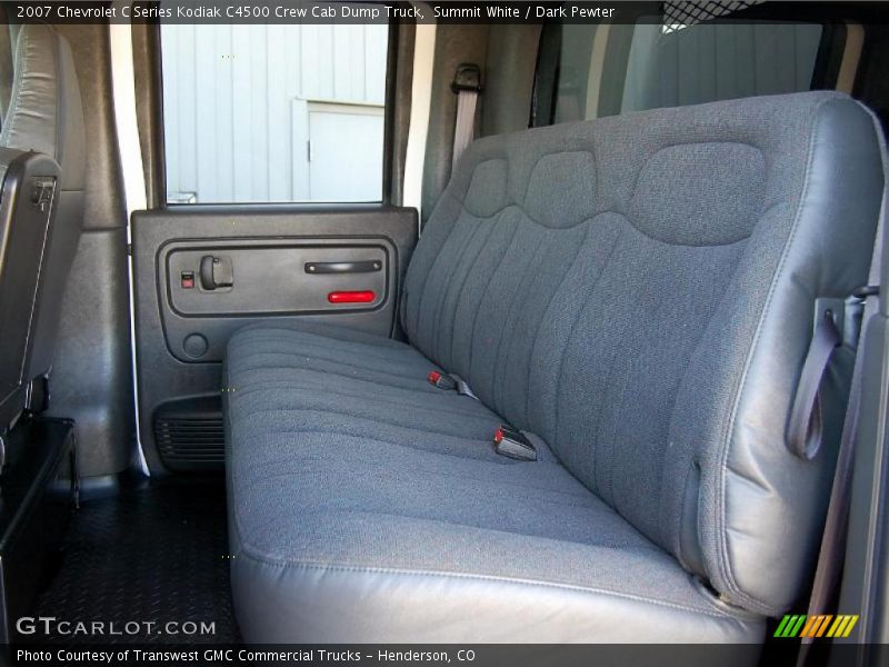 Summit White / Dark Pewter 2007 Chevrolet C Series Kodiak C4500 Crew Cab Dump Truck