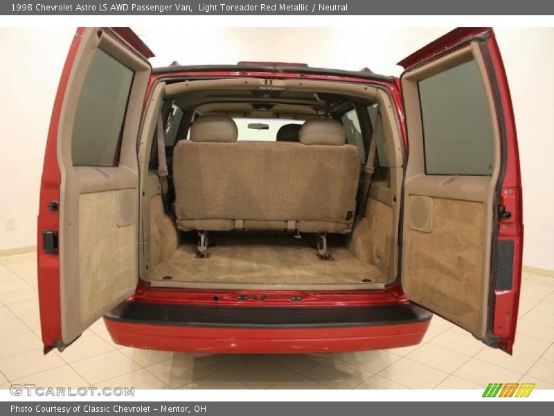 Light Toreador Red Metallic / Neutral 1998 Chevrolet Astro LS AWD Passenger Van