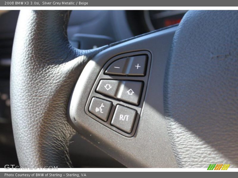 Silver Grey Metallic / Beige 2008 BMW X3 3.0si