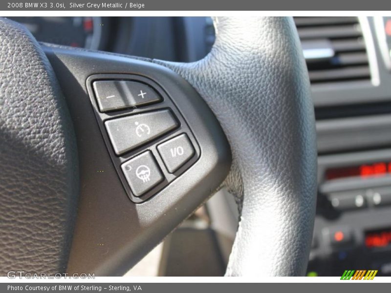Silver Grey Metallic / Beige 2008 BMW X3 3.0si