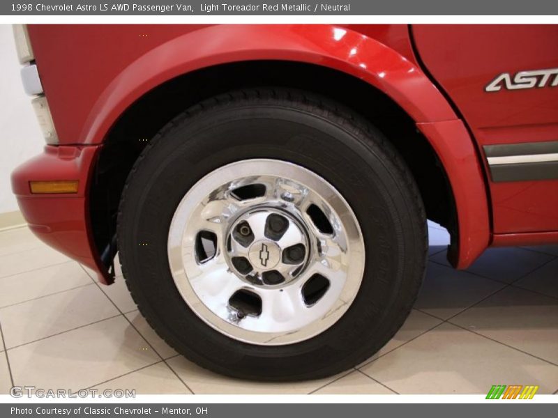 Light Toreador Red Metallic / Neutral 1998 Chevrolet Astro LS AWD Passenger Van