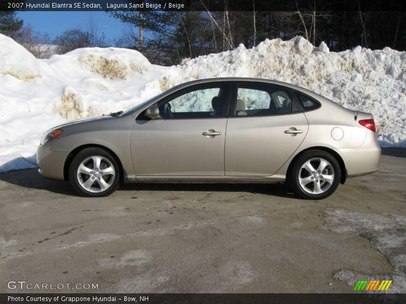 Laguna Sand Beige / Beige 2007 Hyundai Elantra SE Sedan