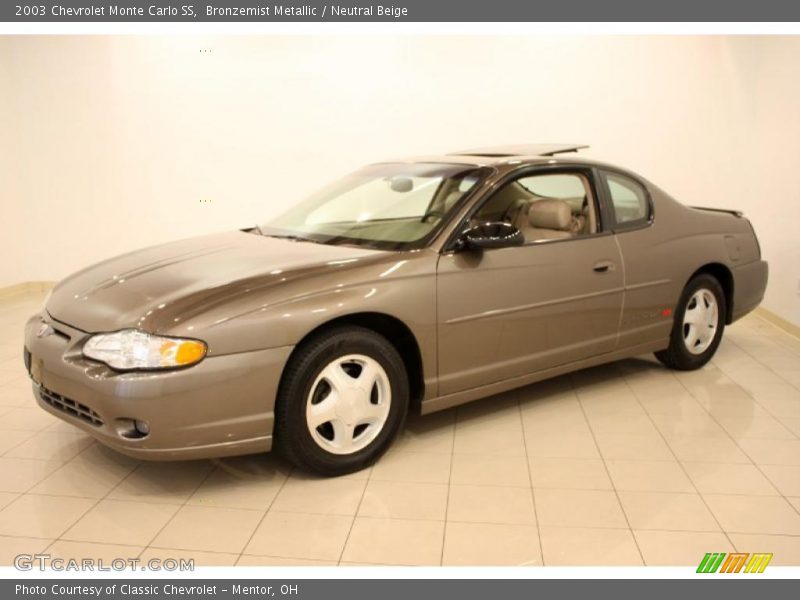 Bronzemist Metallic / Neutral Beige 2003 Chevrolet Monte Carlo SS
