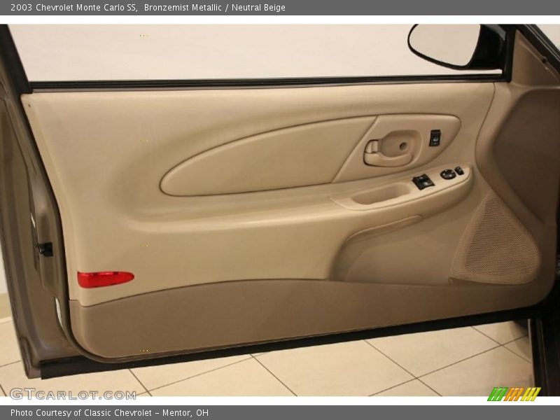 Bronzemist Metallic / Neutral Beige 2003 Chevrolet Monte Carlo SS