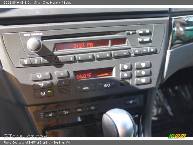 Silver Grey Metallic / Beige 2008 BMW X3 3.0si