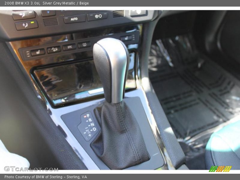 Silver Grey Metallic / Beige 2008 BMW X3 3.0si