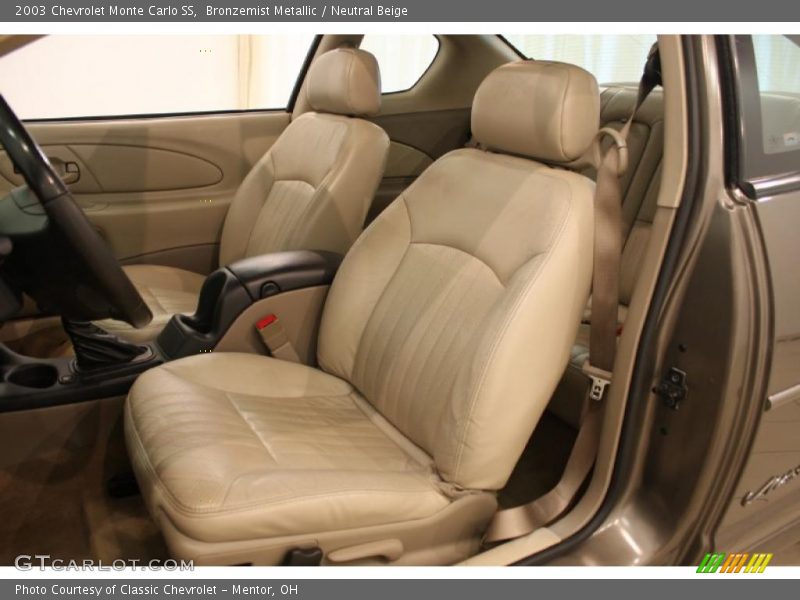 Bronzemist Metallic / Neutral Beige 2003 Chevrolet Monte Carlo SS