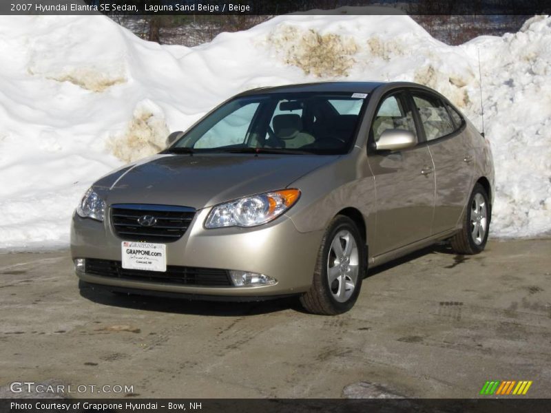 Laguna Sand Beige / Beige 2007 Hyundai Elantra SE Sedan