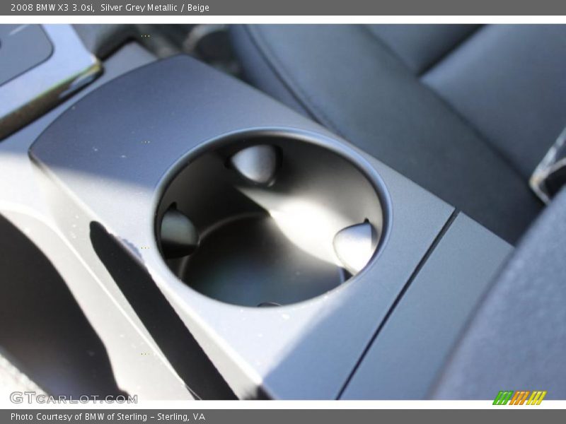 Silver Grey Metallic / Beige 2008 BMW X3 3.0si
