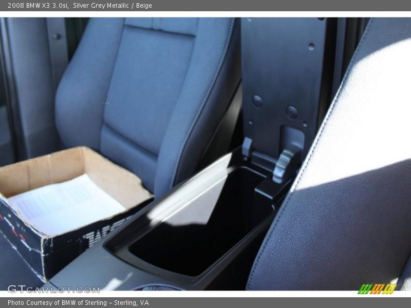 Silver Grey Metallic / Beige 2008 BMW X3 3.0si
