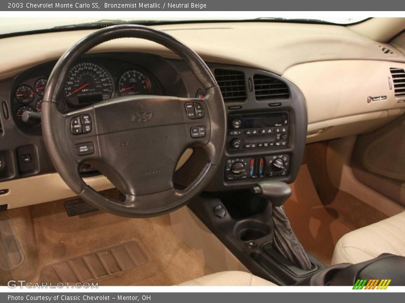 Bronzemist Metallic / Neutral Beige 2003 Chevrolet Monte Carlo SS